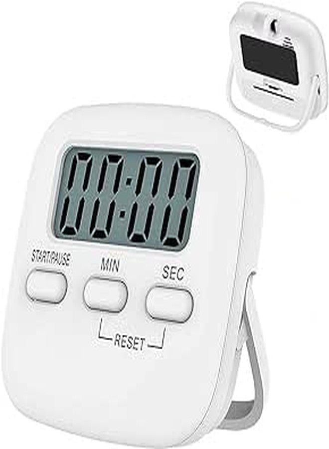 SCILLA Digital Kitchen Timer, Magnetic Countdown Cooking Kitchen Timer with Louder Alarm and Big Digit| Back Stand Hanging Hole for Cooking, Study, Beauty, Shower, Oven, etc. (Multicolor) - Image 5